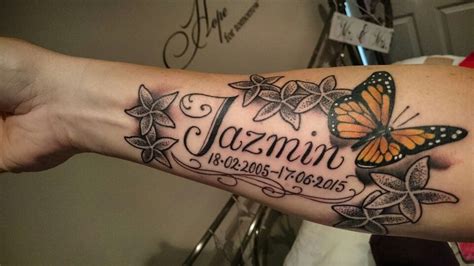 tatuaje con el nombre jazmin|Las mejores 44 ideas de Tatuaje de jazmín 